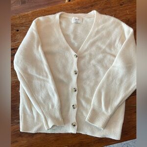 Wilfred Cashmere Cream Pasco Cardigan
